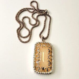 Unique and Different Pendant Necklace Rectangular Pendant Necklace